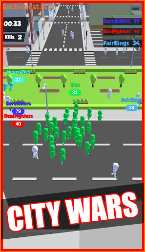 Crowd Big Followers: Popular Big City Wars screenshot