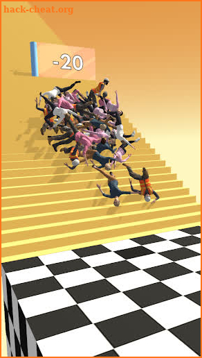 Crowd Stair Fall screenshot