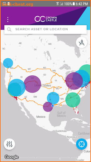 Crown Castle Asset Locator screenshot