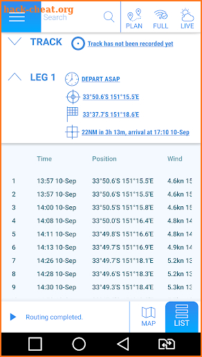 CruiseAider - Smart marine weather routing screenshot