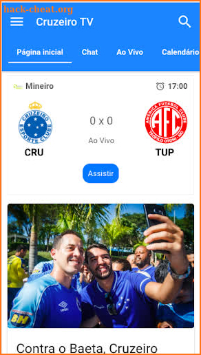 Cruzeiro TV - Notícias e Jogos em Tempo Real screenshot