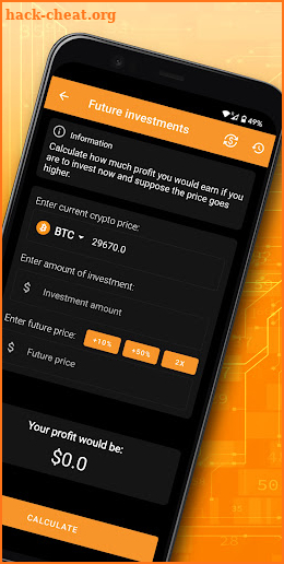 Crypto Calculator screenshot