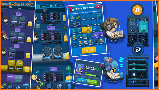 Crypto Idle Miner: Bitcoin mining game screenshot