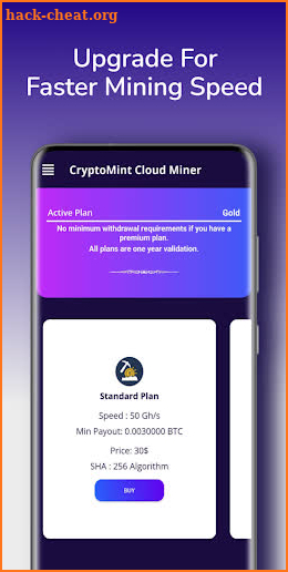 Crypto Mint | BTC Cloud Mining screenshot