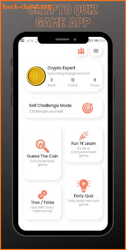 Crypto Quiz screenshot