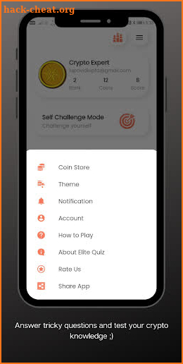 Crypto Quiz screenshot