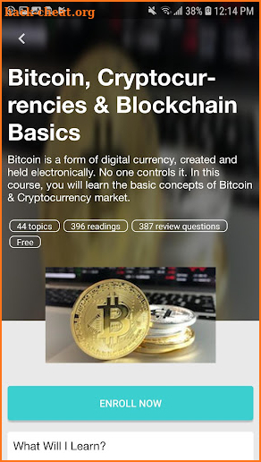 Crypto School - Learn Bitcoin screenshot