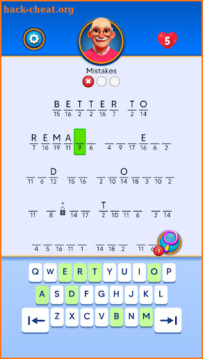 Crypto Word Riddle screenshot