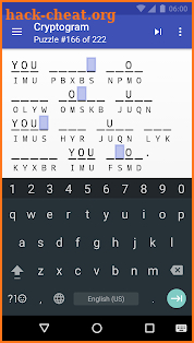 Cryptogram screenshot