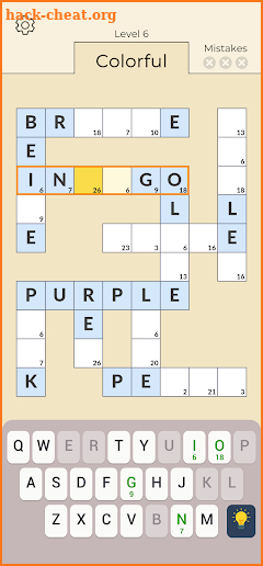 Cryptogram Crossword screenshot