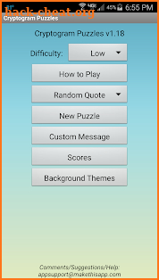 Cryptogram Puzzles screenshot