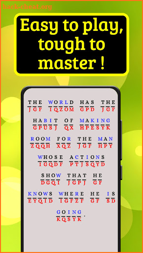 Cryptogram:Decode The Sentence screenshot