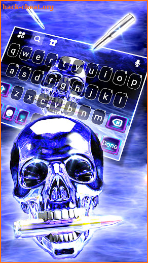 Crystal Skull Keyboard Background screenshot