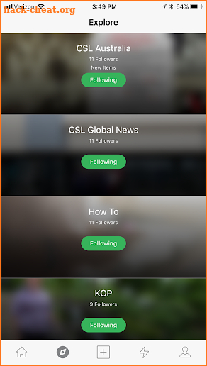 CSL NOW screenshot