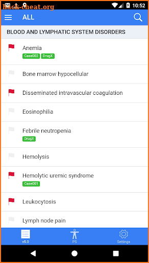 CTCAE plus = CTCAE v5+v4+v3 (Standard) screenshot