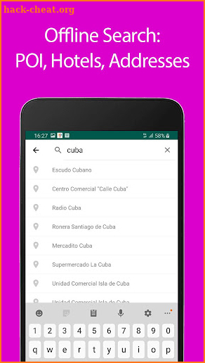 Cuba Offline Map and Travel Guide screenshot