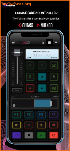Cubase Fader Controller screenshot