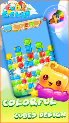 Cube Crush: Collapse & Blast Game screenshot