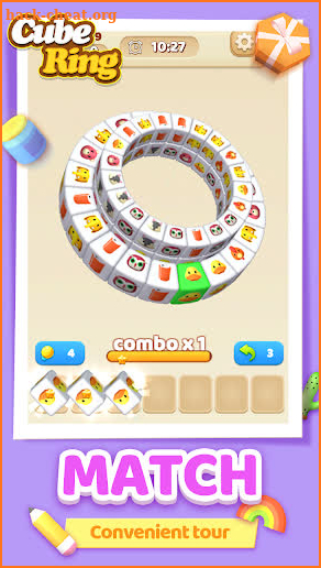 Cube Ring - Tile Match 3D screenshot