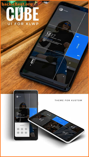 Cube UI for KLWP screenshot