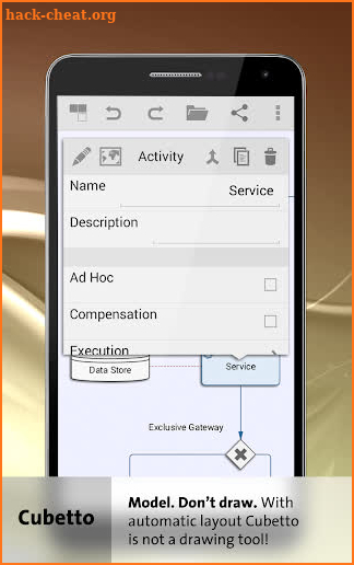 Cubetto - BPMN, UML, Flowchart screenshot