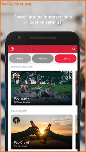 Cuddll - India's First Friend Finding App screenshot