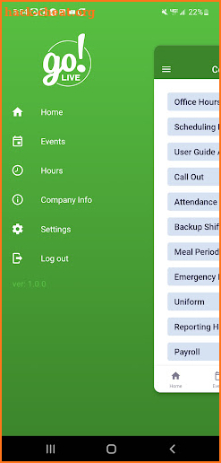 Culinary Staffing GoLive! screenshot