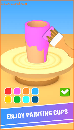 Cup Master 3D-Ceramics Design game screenshot