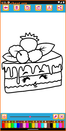 Cupcakes Coloring Book screenshot