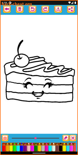 Cupcakes Coloring Book screenshot