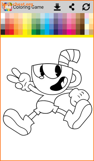 Cuphaed Coloring Book screenshot