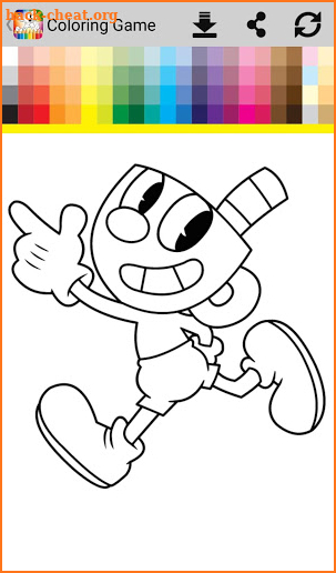 Cuphaed Coloring Book screenshot