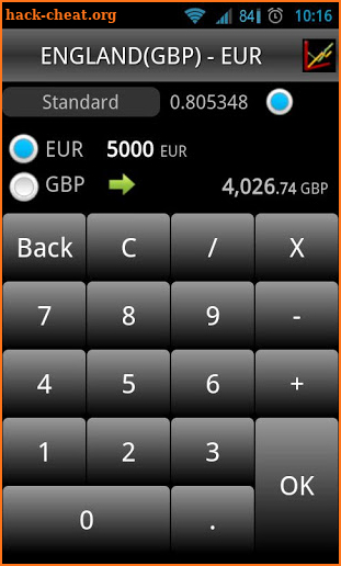 Currency screenshot