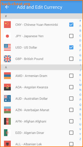 Currency screenshot