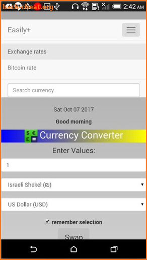 Currency Converter Easily+ screenshot