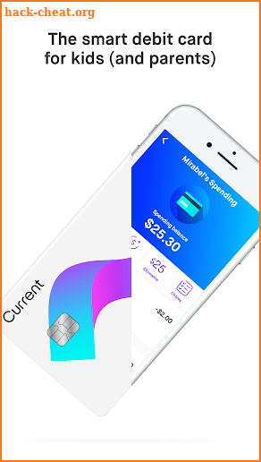 Current debit card and app made for teens screenshot