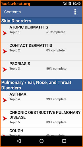 CURRENT Med Diag and Treatment CMDT Flashcards, 2E screenshot