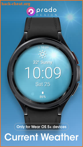 Current Weather Watch Face screenshot