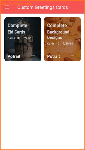 Custom Greeting Cards screenshot