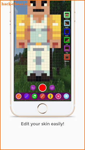 Custom Skin Editor for Minecraft screenshot