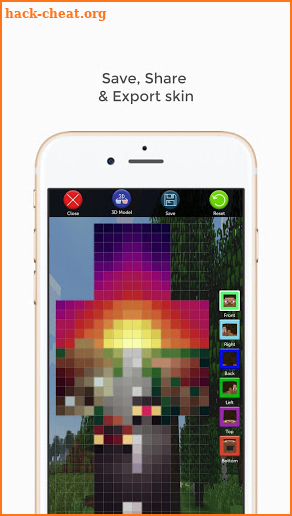 Custom Skin Editor for Minecraft screenshot