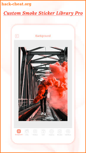 Custom Smoke Sticker Library Pro screenshot