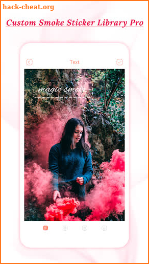 Custom Smoke Sticker Library Pro screenshot