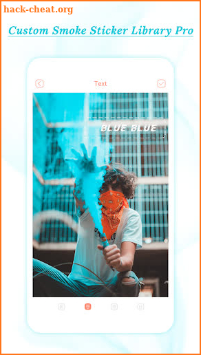 Custom Smoke Sticker Library Pro screenshot