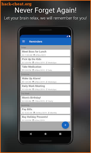 Custom To Do Reminder Notification and Alarm screenshot