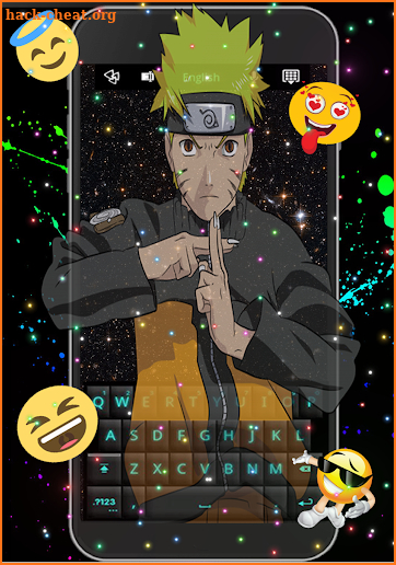 Cute 3D naruto Keyboard Theme screenshot