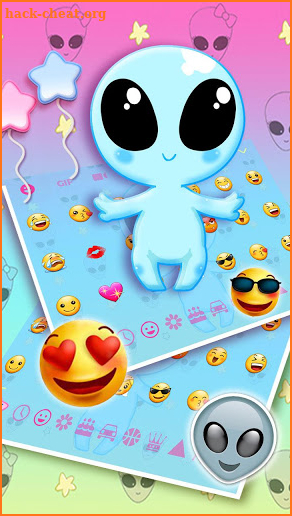 Cute Alien Keyboard screenshot