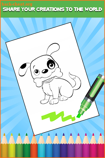 Cute Animals Coloring 🐶 screenshot