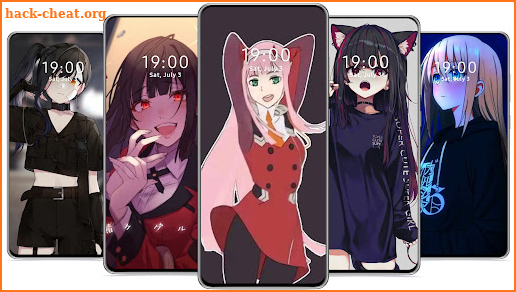 Cute Anime Girl Wallpaper screenshot