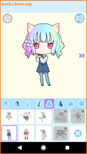 Cute Avatar Maker: Make Your Own Cute Avatar screenshot